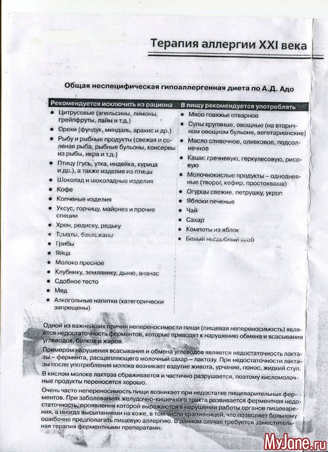 Стандарты диетотерапии при заболеваниях кожи