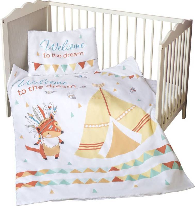 Комплект в кроватку для новорожденных из 7 предметов: входят ли в детский набор бортики и балдахин, а также в чем отличие от постельного белья из 4 и 6 вещей?