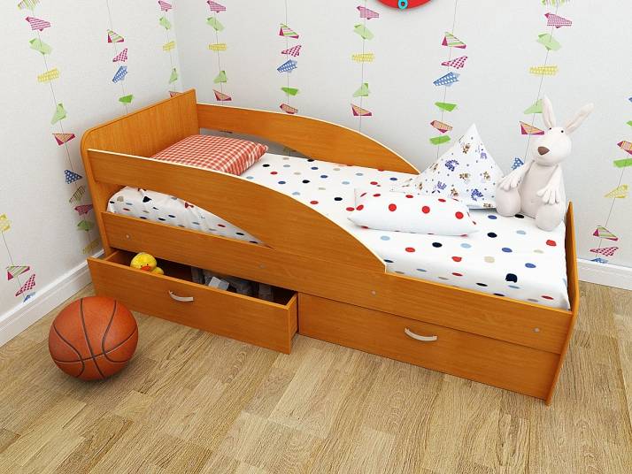 Детские кровати с ящиками для хранения