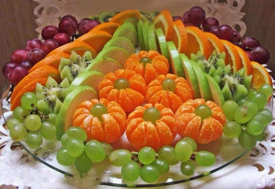 Как красиво выложить фрукты на тарелку: фото, рекомендации, советы