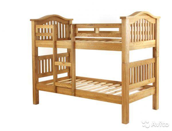 Детская двухъярусная кровать из массива (52 фото): деревянная двухъярусная модель из дерева сосны для детей