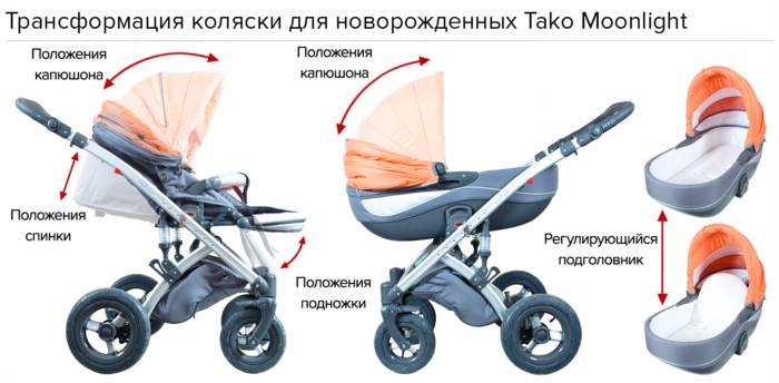 Обзор tako modern (2 в 1) - 4-колесная универсальная коляска, характеристики, отзывы покупателей о тако modern (2 в 1), цена | nakolyaske.ru