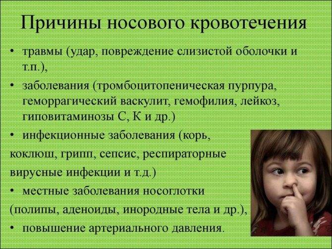Комаровский рассказывает, почему у ребенка течет кровь из носа