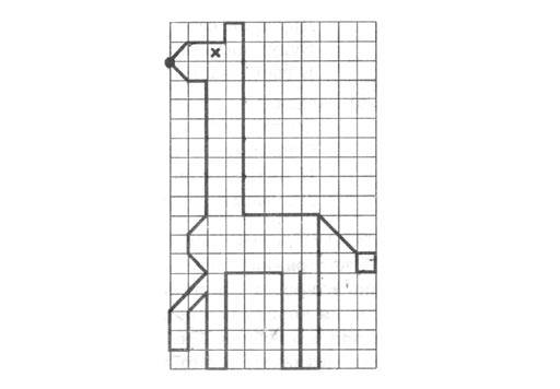 Графический диктант 1 класс животные – математика по схемам, верблюд, носорог