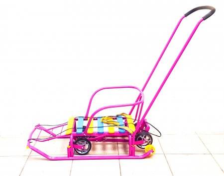 Детские санки-коляски: как выбрать, рейтинг лучших моделей