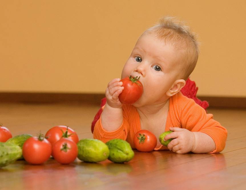 Когда можно давать помидоры ребенку