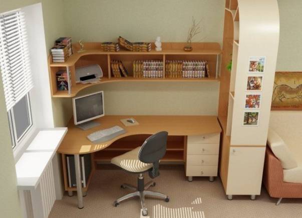 30 комнат с письменными столами для двоих детей