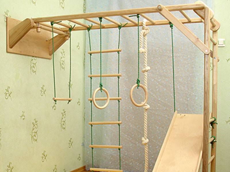 Шведская стенка для детей в квартиру – спорткомплекс каждому ребенку
