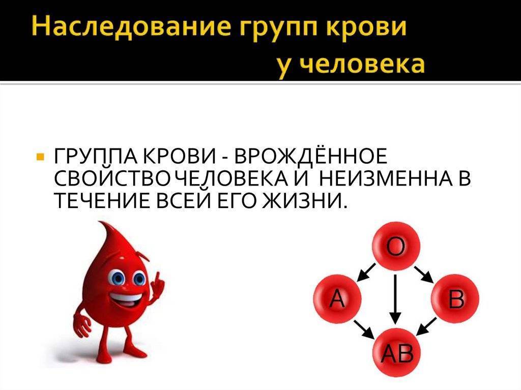 Наследования группы крови