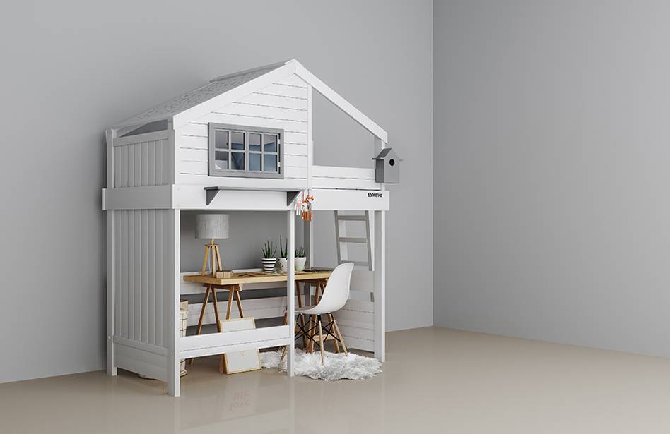Детская кровать-домик (60 фото): модели-чердаки в виде дома для детей от 2 лет из массива с горкой, с домом внизу или наверху — remont-om