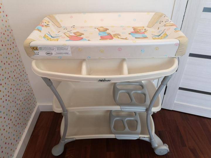 Пеленальные столики с ванночкой: детские складные столы с ванной для купания новорожденных