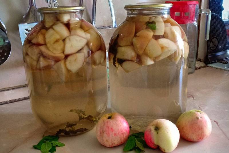 Как варить компот из яблок свежих ребенку- рецепт пошаговый с фото