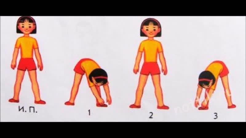Гимнастика для детей в 3-4 года: схема занятий с картинками и стихами