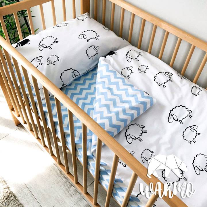Детское постельное белье: размеры и пошив комплекта в кроватку своими руками