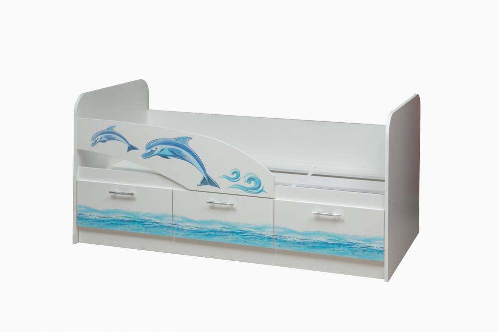 Характеристики и описание детской кровати дельфин