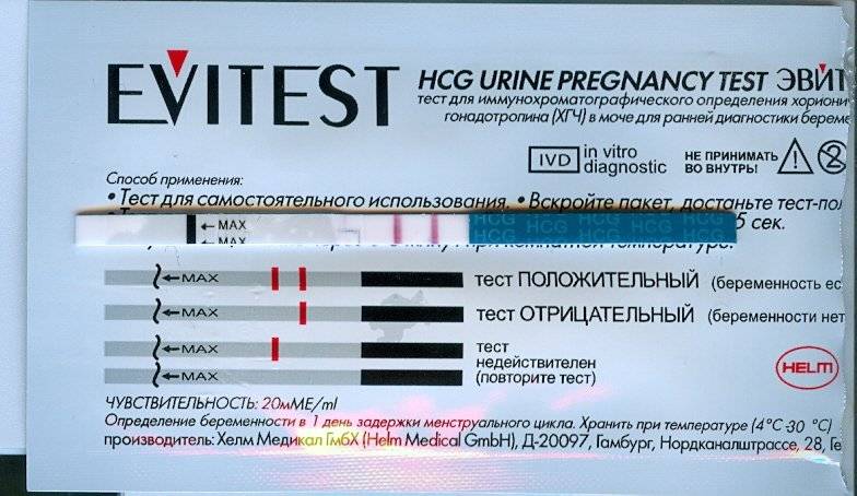 Тесты на беременность Evitest: особенности, виды и применение
