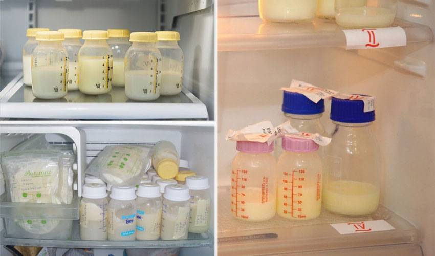Правильное сцеживание и хранение грудного молока