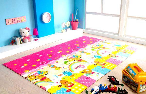 Детские ковры в комнату для девочек (78 фото): коврики для малышей и подростков на пол