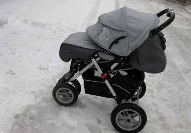 Прогулочная коляска для зимы (109 фото): вариант с большими колесами, рейтинг лучших зимних моделей для новорожденных 2021
