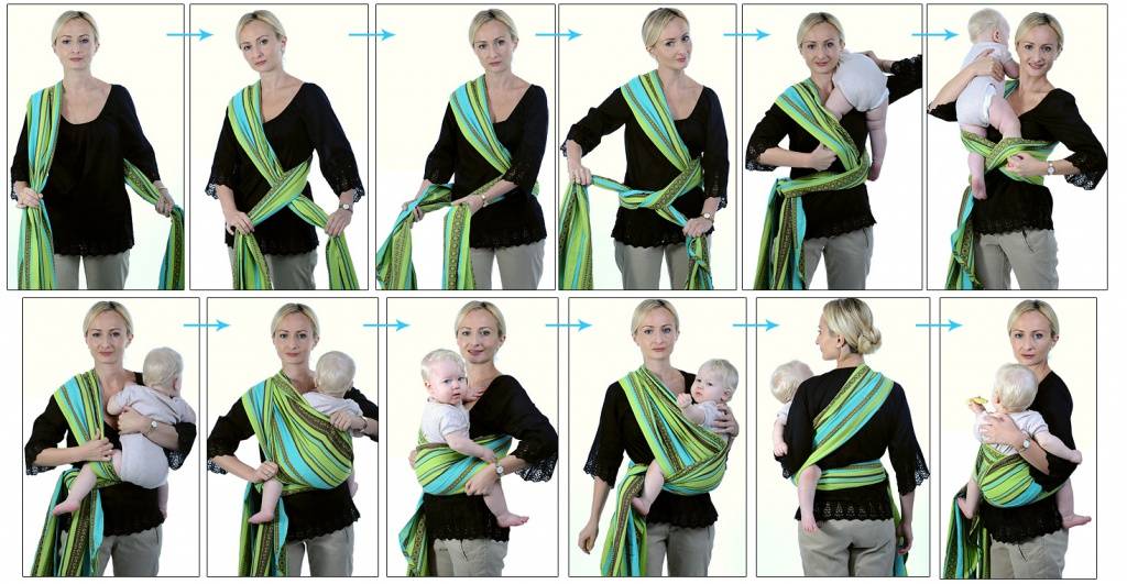 Как сделать (сшить) слинг для новорожденного своими руками