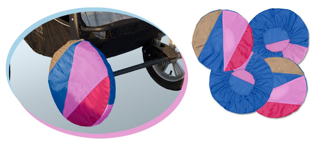 Чехлы на колеса для детской коляски: на поворотные для sportbaby и на трехколесную, зачем нужны, отзывы