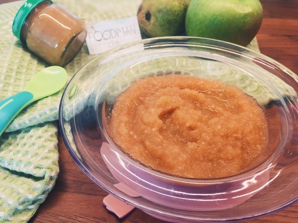 Яблочное пюре для грудничка: введение в прикорм, рецепт приготовления из свежих яблок, заготовка на зиму