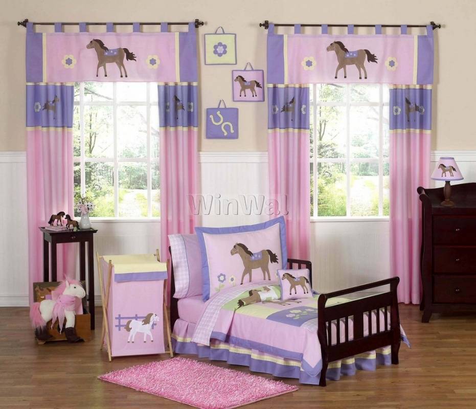 29 вариантов штор в детскую комнату для девочки