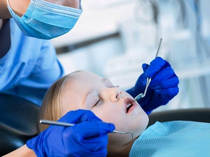Лечение зубов под закисью азота детям