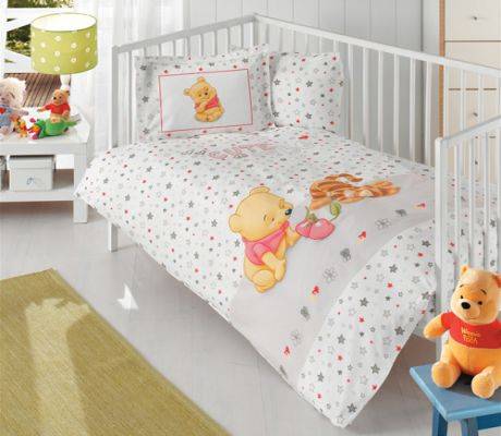 Детское постельное белье в кроватку: выбираем размер и качество комплекта для новорожденного + 115 фото