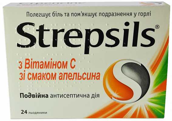 Инструкция по применению стрепсилс® с витамином c