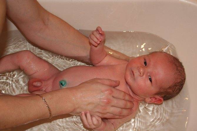 Новорожденный ребенок: купание новорожденного, видео