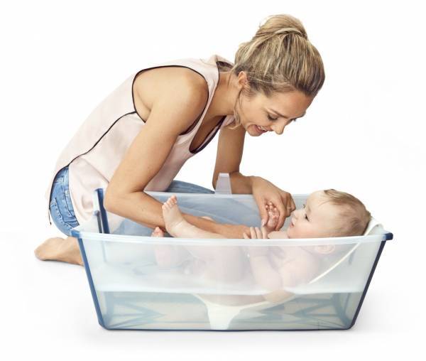 Ванночка stokke: складная детская ванна flexi bath для купания новорожденных, отзывы