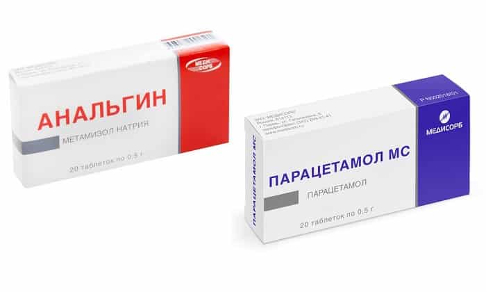 Парацетамол и анальгин от температуры дозировка взрослым в таблетках