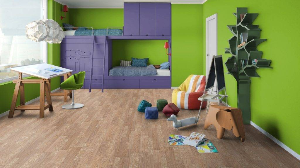 Делаем пол в детской комнате: сравнительный обзор подходящих напольных покрытий
