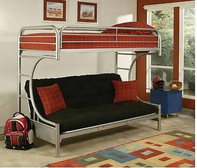 Двухъярусная кровать с диваном, варианты исполнения секций