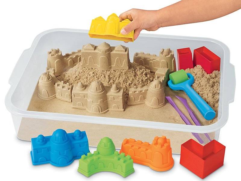 Кинетический песок – рейтинг лучших, песочница и формы, как сделать своими руками и работать?