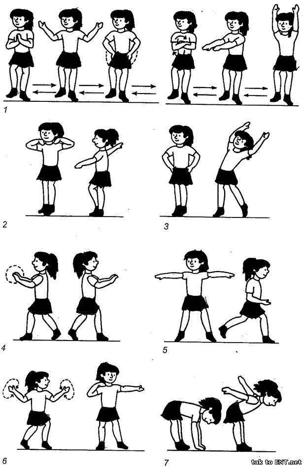  гимнастика для детей от 1 года: примеры упражнений