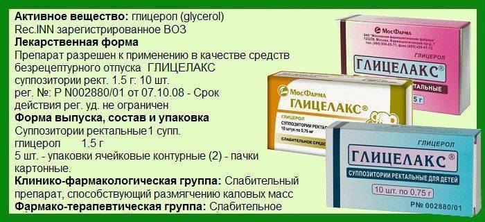 Глицелакс для детей – жизнь без запоров