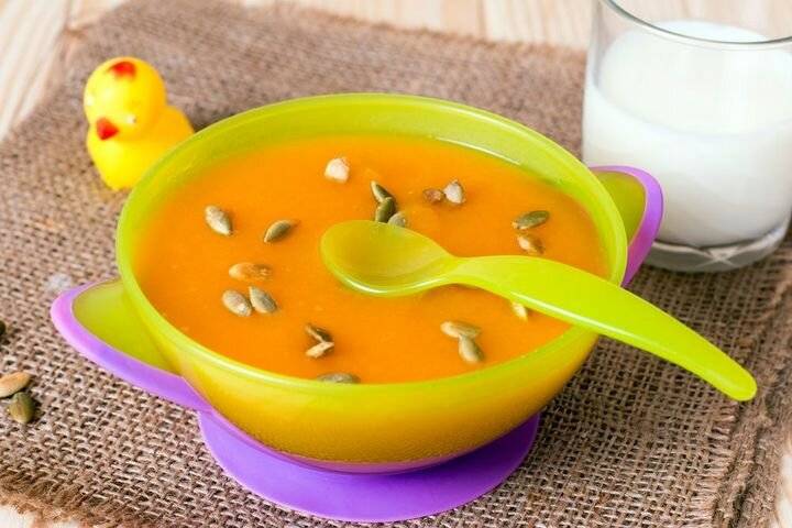 Тыквенный суп для ребенка