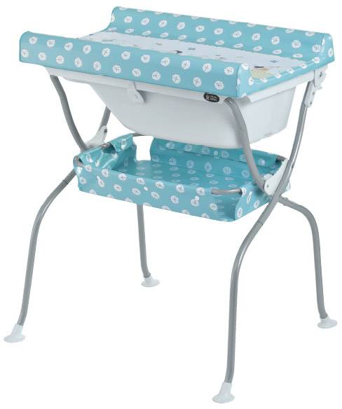 Складной пеленальный столик (21 фото): особенности раскладных столов для новорожденных