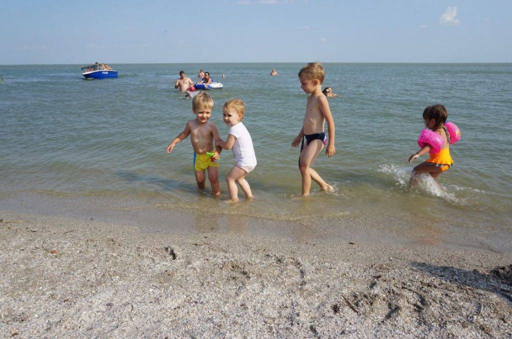 Где можно отдохнуть на азовском море с детьми или дикарями?