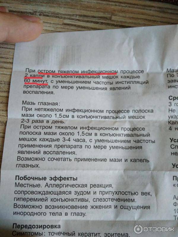 Инструкция по применению глазных капель для новорожденных Торбекс