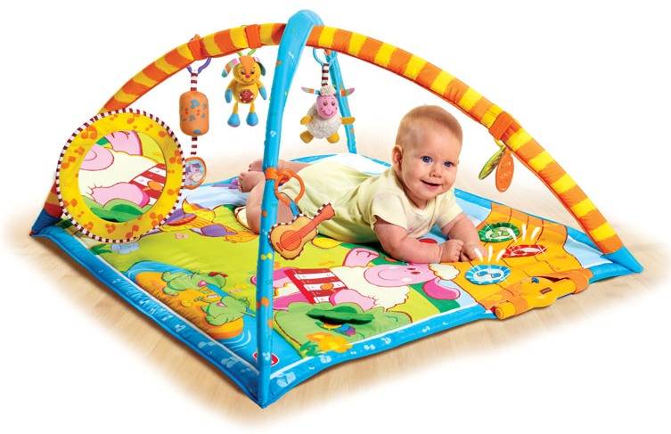 Детский развивающий коврик (34 фото): напольные модели для ползания, tiny love для новорожденных