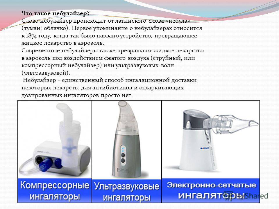 Выбираем небулайзер: быстро, эффективно, выгодно — новости и публикации — pharmedu.ru