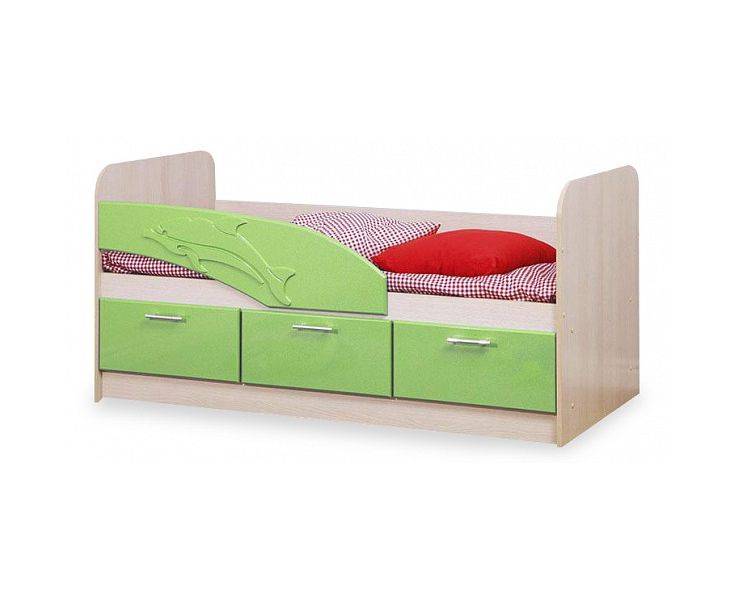 Детская кровать дельфин (82 фото) — диван и кроватка с ящиками, модели 2 и 3, инструкция по сборке и отзывы