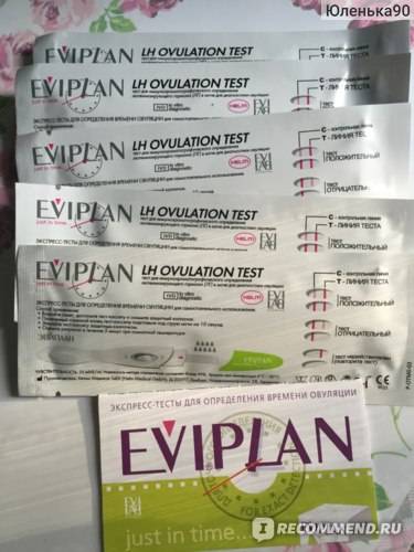 Тест на овуляцию Eviplan: инструкция по применению
