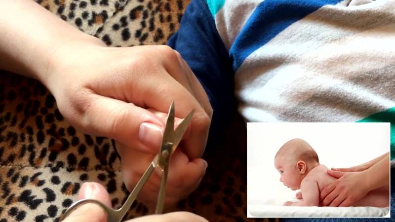 Как подстричь ногти новорожденному без слез и истерик