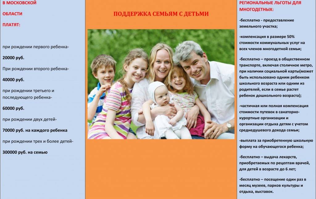Какая социальная помощь есть в России для семей с детьми?