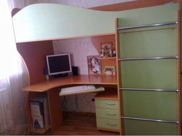 Уголок школьника, мебель для школьника для дома в маленькую комнату, детский школьный уголок