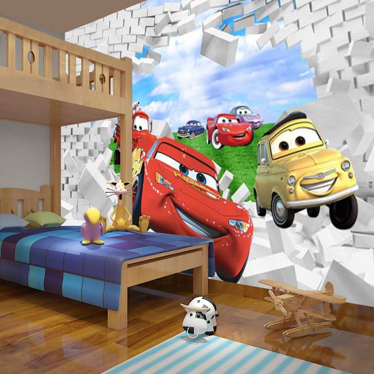Детские фотообои для мальчиков (52 фото): «лего» для стен в комнату